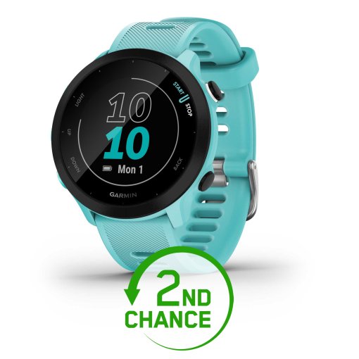 Produktbild von Garmin Forerunner 55 GPS Laufuhr - aqua - B-Ware