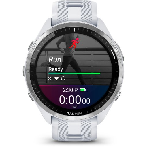 Produktbild von Garmin Forerunner 965 GPS Laufuhr - steinweiß/titan
