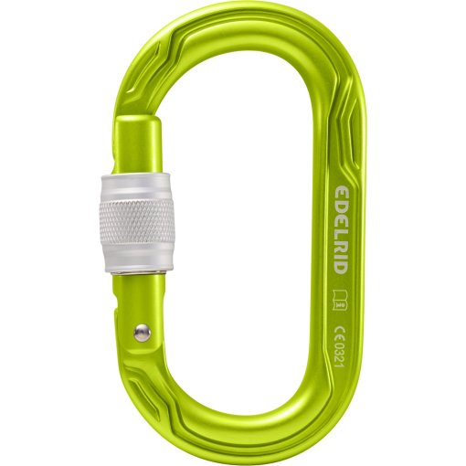 Productfoto van Edelrid Oval Power 2500 Screw II Karabijnhaak - oasis