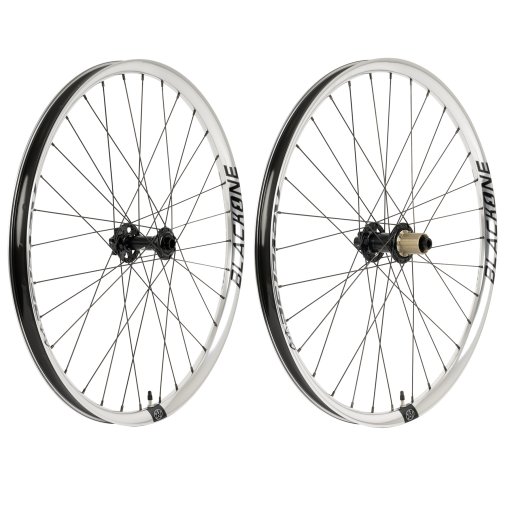 Immagine prodotto da Reverse Components Set di Ruote 27.5&quot; Black ONE | 15x110mm / 12x148mm Boost - Shimano HG - argento