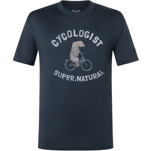 Picture of SUPER.NATURAL Cycologist Bio J Tee Men - Blueberry/Vapor Grey/Mountain Trail