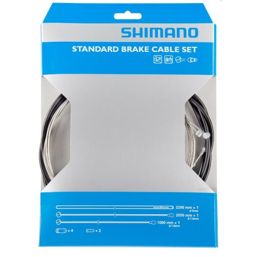 Foto de Shimano Kit de Cable de Freno - MTB/Road | Acero