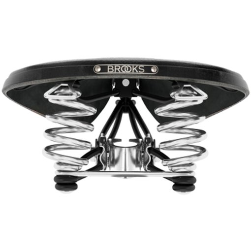 Brooks B66 Bend Leather Saddle - black | BIKE24
