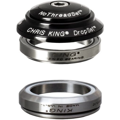 Photo produit de Chris King Jeu de Direction - DropSet 6 - 1 1/8 Pouces - IS41/28.6 | IS41/30 - noir
