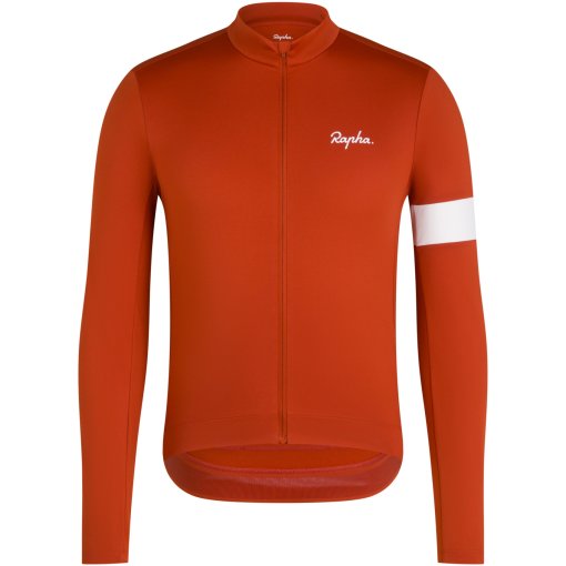 Foto de Rapha Maillot de Manga Larga Hombre - Core Thermal - paprika/white