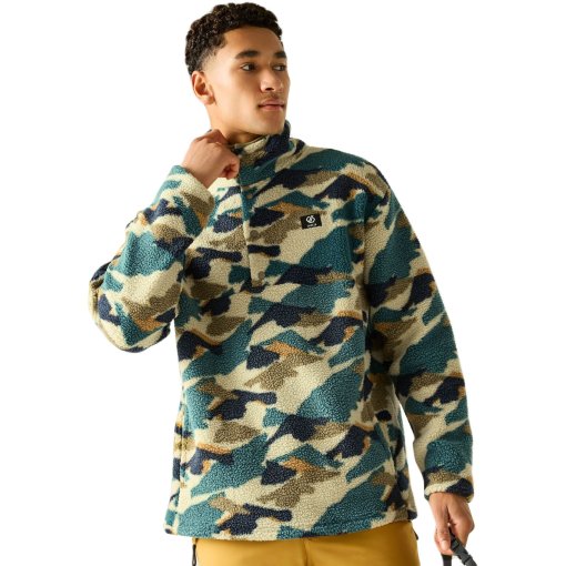 Produktbild von Dare 2b Printed Fleecepullover Herren - ZEV Mediterranea Mountain Print