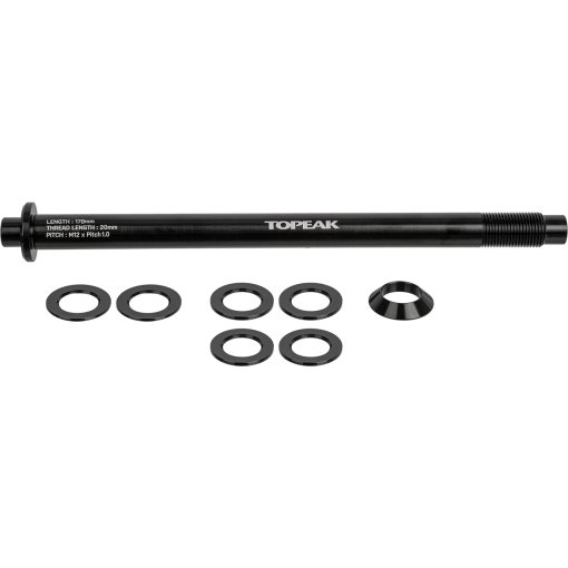 Zdjęcie: Topeak Zi:RAK Oś przelotowa - M12 x 1.0mm - 170mm