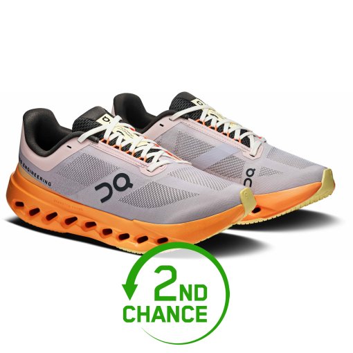 Produktbild von On Cloudsurfer Next Laufschuhe Damen - Lilac | Tangerine - B-Ware