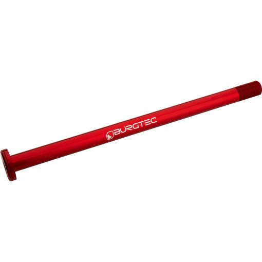 Foto de Burgtec Eje Pasante - detrás | 12x157mm | 205mm | para Commencal Supreme - race red