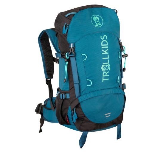 Produktbild von Trollkids Trolltunga Rucksack 30L Kinder - Dark Marine/Schwarz/Arctic Blue