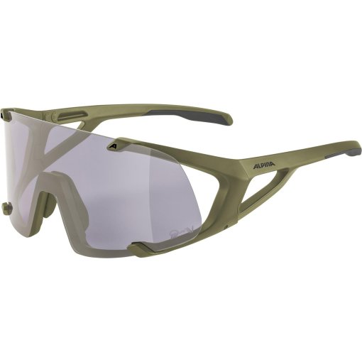 Foto de Alpina Hawkeye Q-Lite V Gafas - olive matt/purple