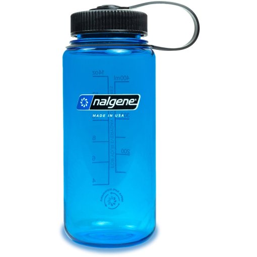 Productfoto van Nalgene Wide Mouth Sustain Drinkfles - 0.5L - blauw