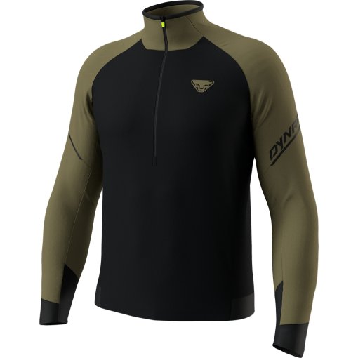 Photo produit de Dynafit T-Shirt Manches Longues Homme - Alpine Half-Zip - Military Green