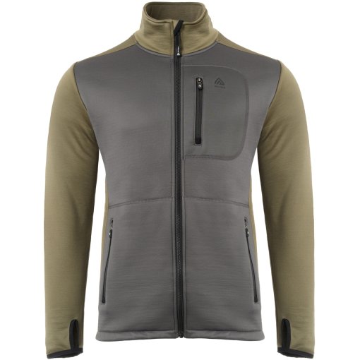 Produktbild von Aclima WoolShell Jacke Herren - gray pinstripe / tarmac