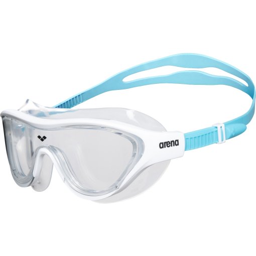 Foto de arena Gafas Natación Niño - The One Mask - Transparente/Blanco/Lightblue
