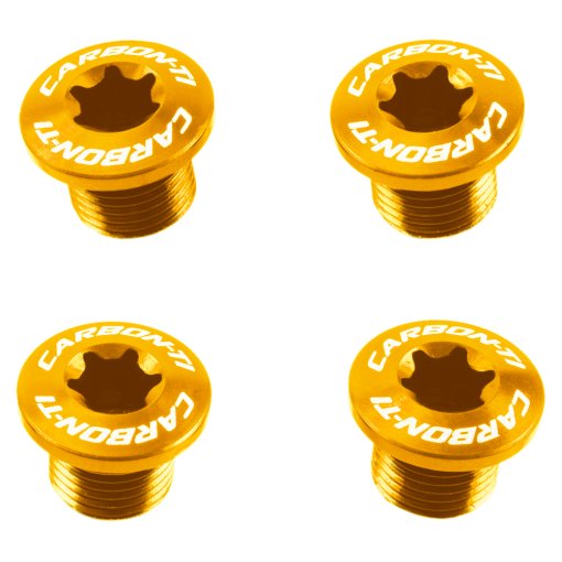 Produktbild von Carbon-Ti X-Fix Kettenblattschrauben für X-Ring Evo - gold