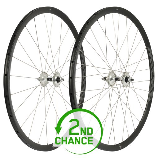 Produktbild von Miche Pistard WR Bahnrad Laufradsatz Schlauchreifen - VR: 9x100mm | HR: 10x120mm - silber - B-Ware
