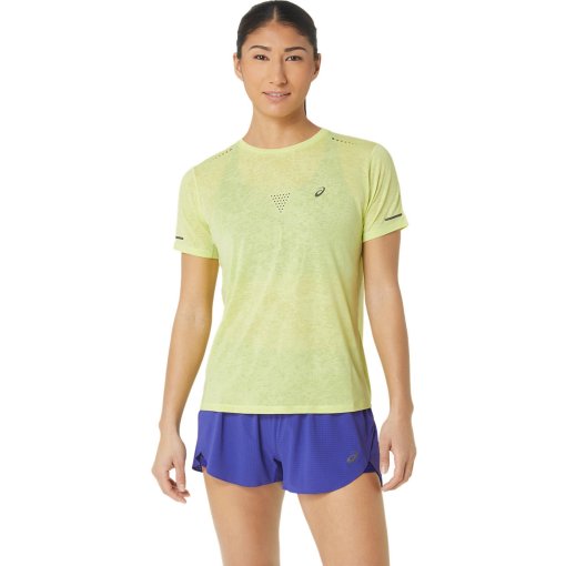 Foto de asics Camiseta Mujer - Metarun Pattern - glow yellow