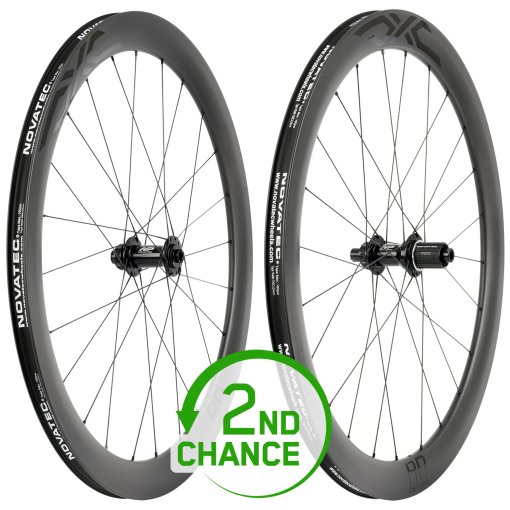 Foto de DXC x Novatec® Juego de Ruedas - RD/FIFTY DRS - 28&quot; | Carbono | Centerlock - 12x100mm | 12x142mm - HG-EV - Producto Reacondicionado