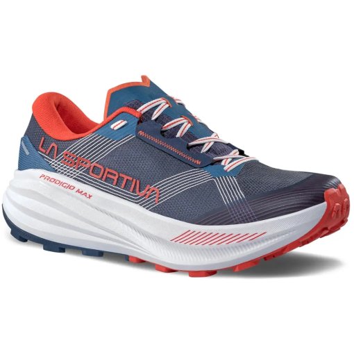 Picture of La Sportiva Prodigio Max Running Shoes Men - Night Sky/Mountain Red