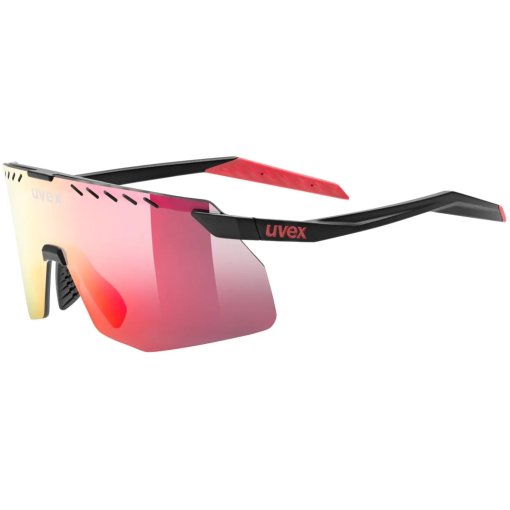Produktbild von Uvex pace stage s Fahrrad-Brille - black matt/mirror red