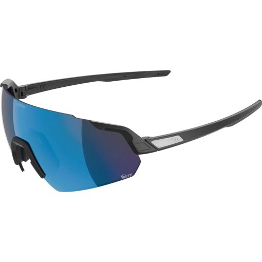 Photo produit de Alpina Turbo Air Q-Lite Lunettes - black matt/blue mirror + pink
