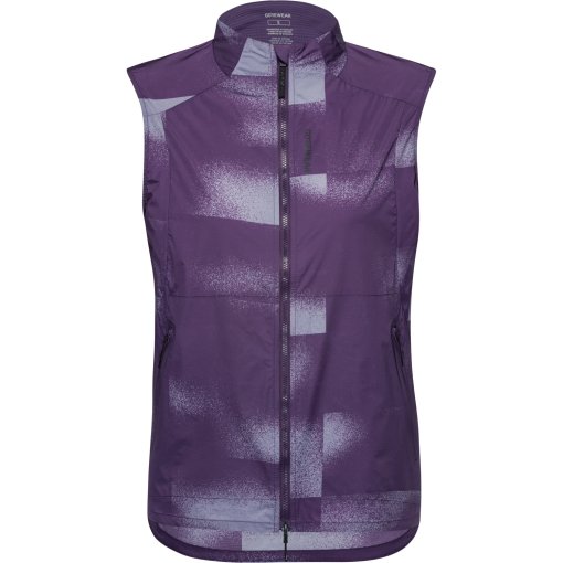 Kuva tuotteesta GOREWEAR Concurve Cloud Tuulitakki Liivi Naiset - mosaic purple indigo / amethyst grey DEDF