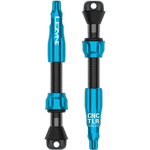 Productfoto van Lezyne CNC Pro Tubeless Ventiel - 44mm - blauw