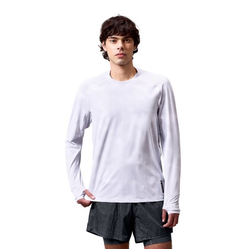 Photo produit de Endura Alltrack Roam Tech T-shirt à manches longues pour hommes - white