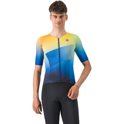 Foto de Castelli Maillot de Manga Corta Hombre - Free Speed 3 Race - belgian blue/multicolor vivid 424