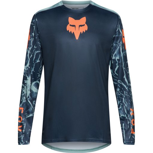 Produktbild von FOX Ranger Image Print MTB Langarm-Trikot Kinder - arctic blue