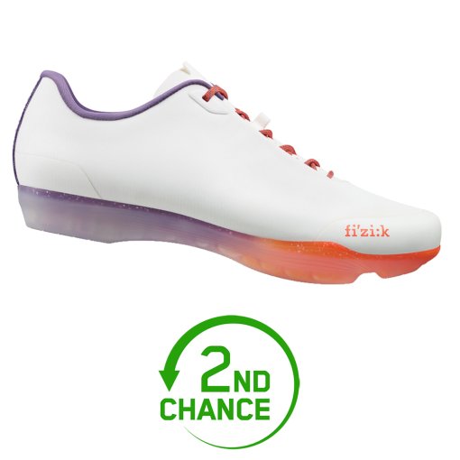 Produktbild von Fizik Tempo Beat Rennradschuhe Unisex - white/orange - B-Ware
