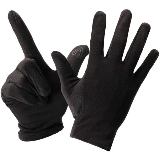 Foto de P.A.C. Original Merino Liner Guantes de dedos completos - Black