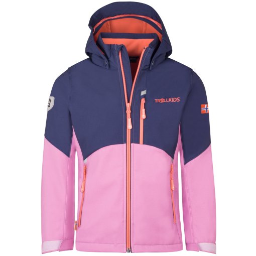 Foto de Trollkids Chaqueta Niña - Balestrand - Deep Violet/Light Violet/Coral Pink