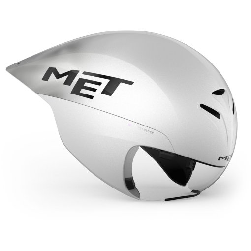 Foto de MET Casco Aero - Drone Wide Body II - White Metallic/Glossy