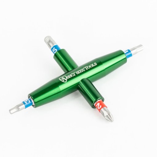 Immagine prodotto da Abbey Bike Tools Utensile Multifunzione - 4-Way - 2.5, 4, 5 mm + Cacciavite a Croce