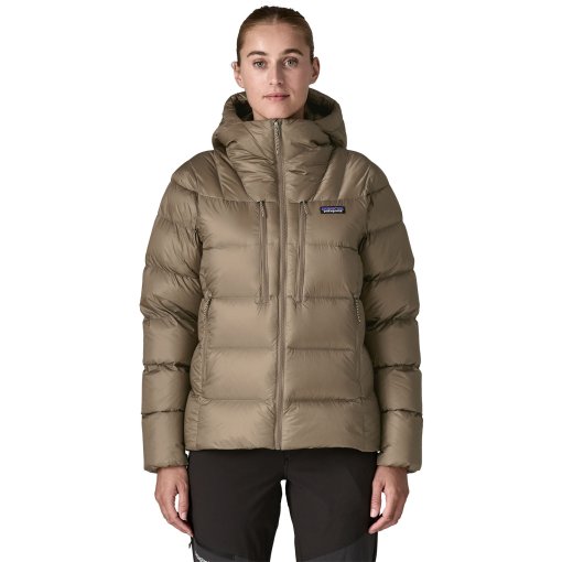 Produktbild von Patagonia Fitz Roy Daunenjacke mit Kapuze Damen - Wing Grey