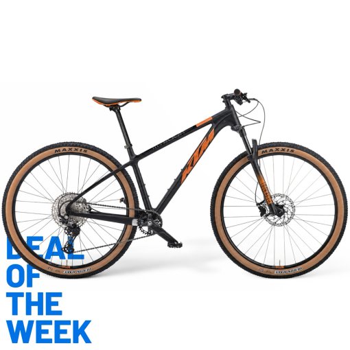 Foto de KTM Bicicleta de Montaña Carbono 29&quot; - MYROON COMP - 2025 - black matt (orange+black glossy)
