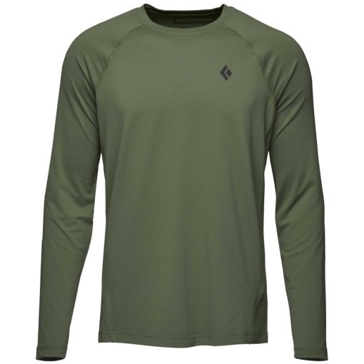 Immagine prodotto da Black Diamond Maglia a Maniche Lunghe Uomo - Alpenglow Long Sleeve Crew - Tundra