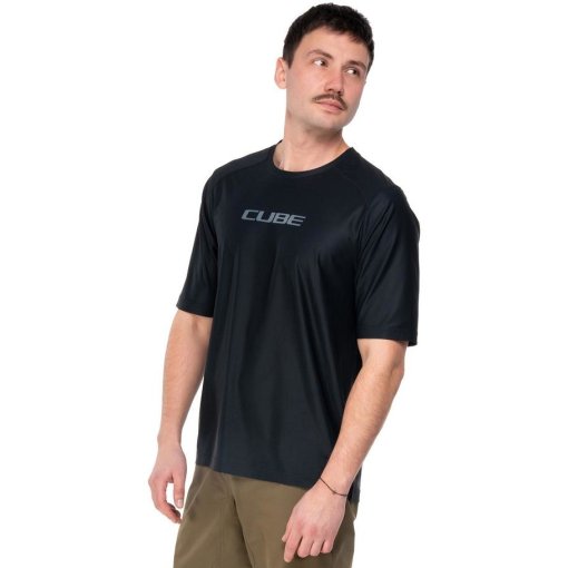 Produktbild von CUBE MTB Kurzarm-Funktionsshirt Herren - schwarz