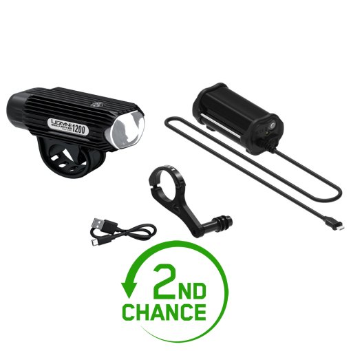 Produktbild von Lezyne Deca 1200 Loaded Kit StVZO Frontleuchte - schwarz - B-Ware