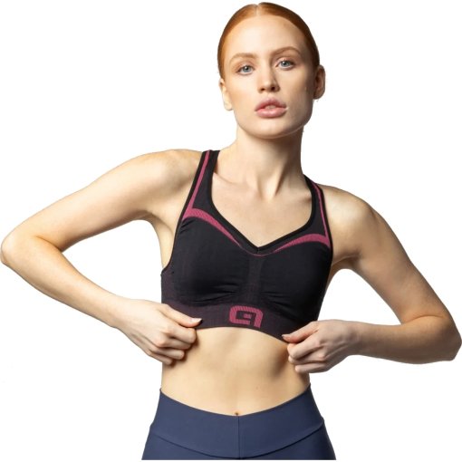 Foto de Alé Sujetador Deportivo Mujer - black/raspberry