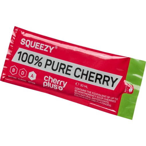 Image de Squeezy 100% Pure Cherry Sachets - Concentré de jus de cerises acides - 30ml