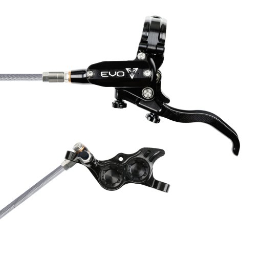 Foto de Hope Freno de disco Tech 4 EVO TR4 | Manguera de acero - negro/negro - Palanca a la izquierda