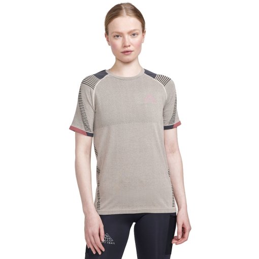 Produktbild von CRAFT Pro Trail Fuseknit T-Shirt Damen - Ecru-Arrosa
