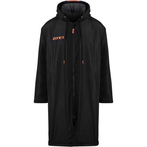 Foto de Zone3 Abrigo para Cambiarse - Recycled Parka - negro/gris/naranja