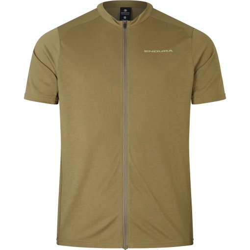 Immagine prodotto da Endura Maglia a Maniche Corte Uomo - Loop Zipped - tweed green