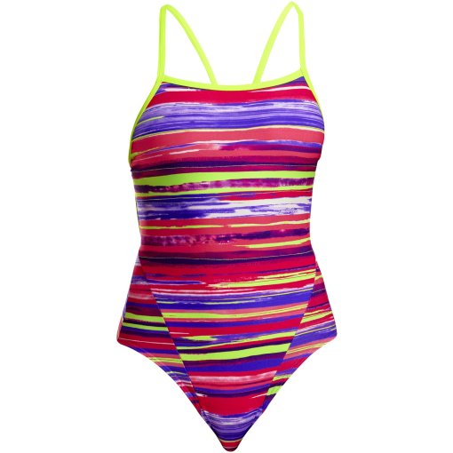 Photo produit de Funkita Single Strap Eco Maillot de bain une pièce pour femmes - Lolly Layers
