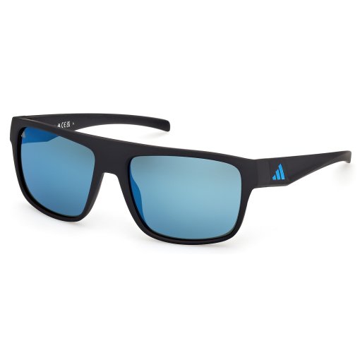 Produktbild von adidas Essentials ES0003 Brille - matte black / blue mirror
