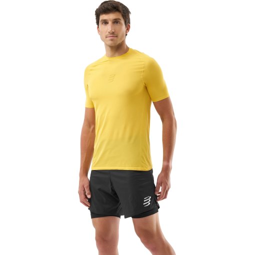 Produktbild von Compressport Trail Racing T-Shirt Herren - ceylon yellow/reflective ceylon yellow